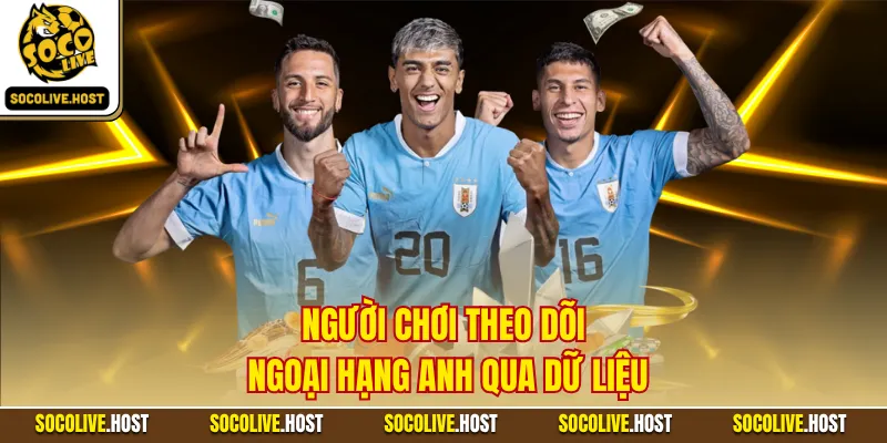 Người chơi theo dõi Ngoại Hạng Anh qua dữ liệu